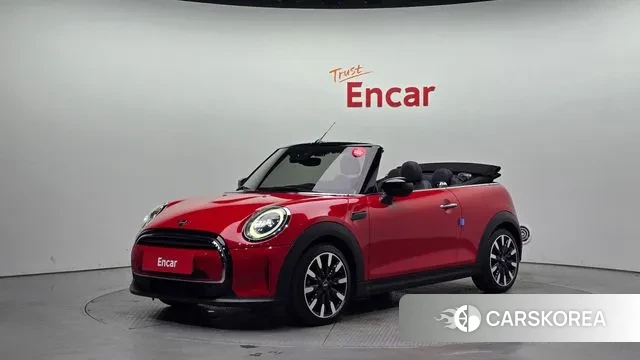 Mini Cooper Convertible 2022 Красный из Кореи