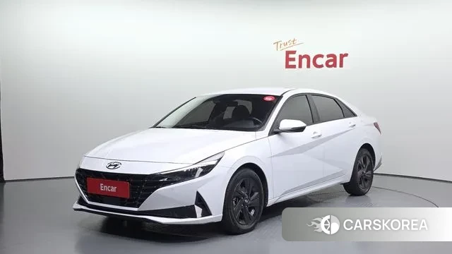 Hyundai Avante (CN7) 2022 Белый из Кореи