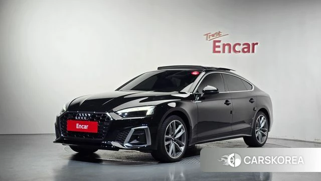 Audi A5 (F5) 2021 Черный из Кореи
