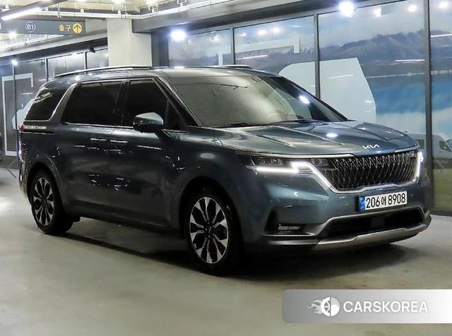 Kia Carnival 4th generation 2021 Синий из Кореи
