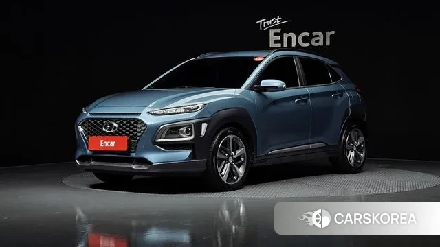 Hyundai Kona 2018 Небесно-голубой из Кореи