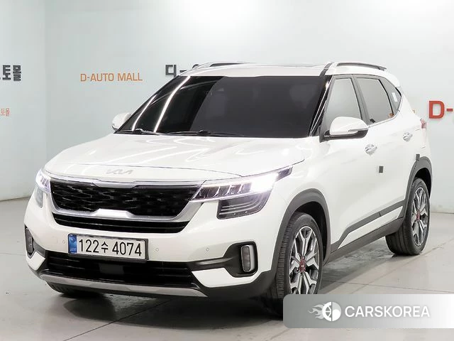 Kia Seltos 2022 Белый из Кореи
