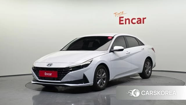Hyundai Avante (CN7) 2021 Белый из Кореи