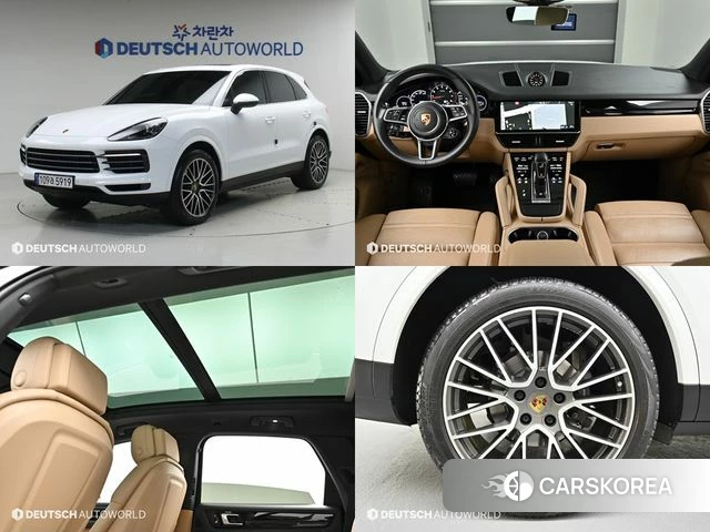 Porsche Cayenne (PO536) 2019 Белый из Кореи