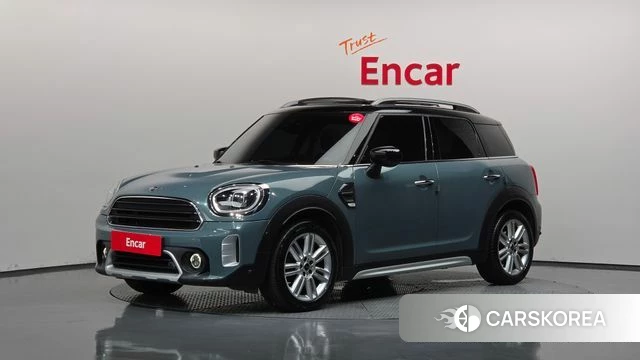 Mini Cooper Countryman 2022 Небесно-голубой из Кореи
