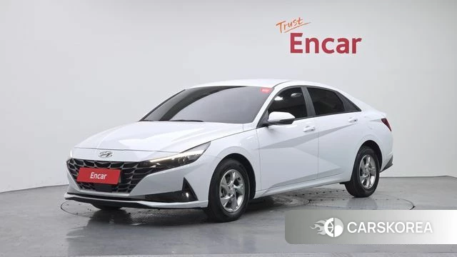 Hyundai Avante (CN7) 2022 Белый из Кореи