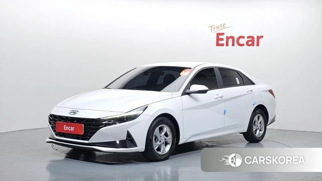 Hyundai Avante (CN7) 2022 Белый из Кореи