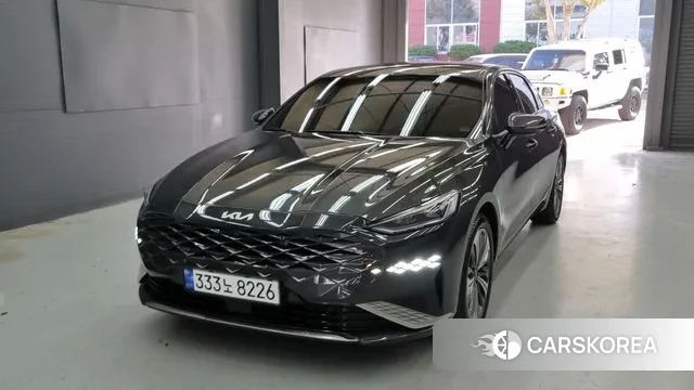Kia K8 Hybrid 2023 Серый из Кореи