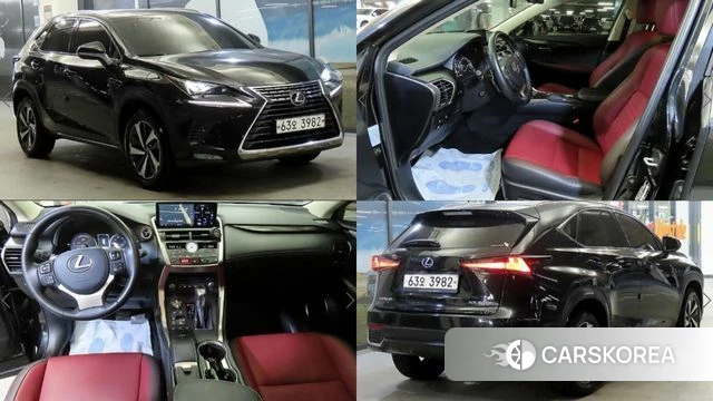Lexus NX300 2019 Черный из Кореи