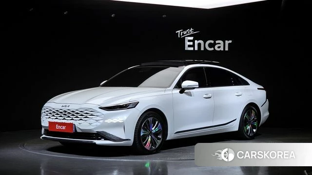 Kia K8 Hybrid 2023 Белый из Кореи