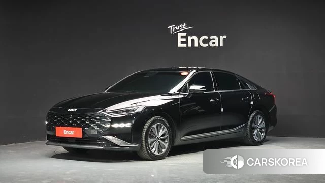 Kia K8 Hybrid 2023 Черный из Кореи