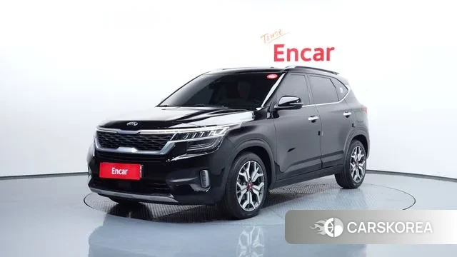 Kia Seltos 2020 Черный из Кореи