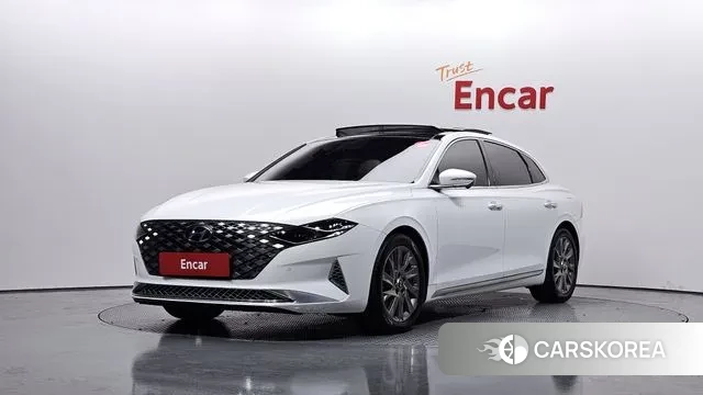 Hyundai The New Grandeur IG Hybrid 2021 Белый из Кореи