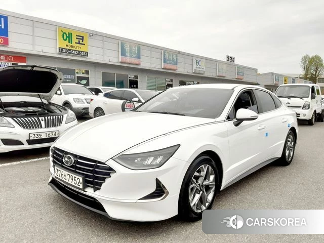 Hyundai Sonata (DN8) 2019 Белый из Кореи
