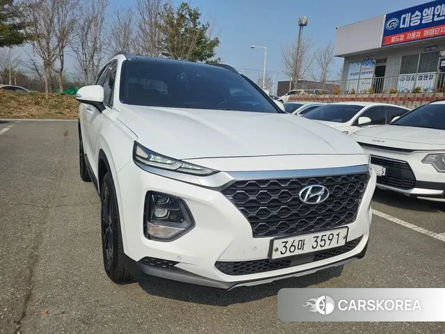 Hyundai Santa Fe TM 2018 Белый из Кореи