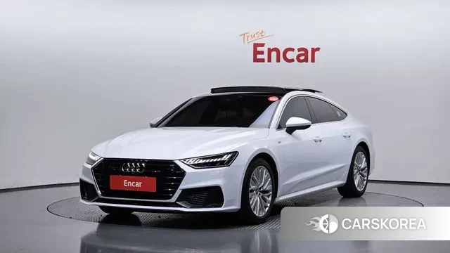Audi A7 (4K) 2021 Белый из Кореи