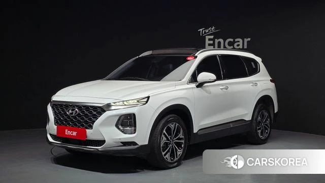 Hyundai Santa Fe TM 2018 Белый из Кореи