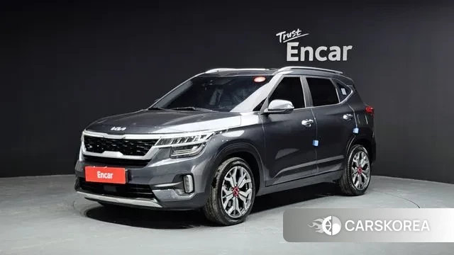 Kia Seltos 2022 Серый из Кореи