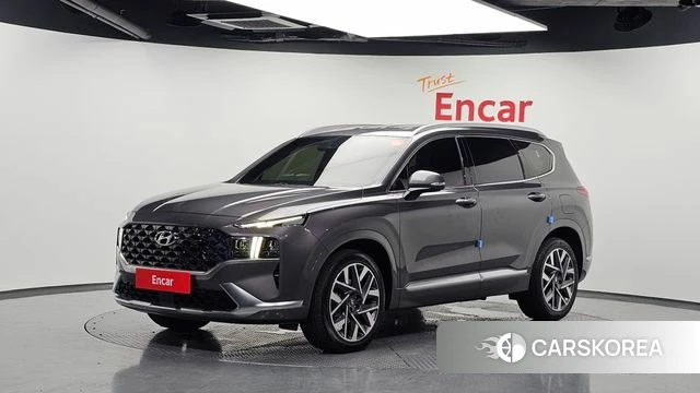 Hyundai The New Santa Fe 2021 Серый из Кореи