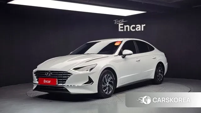 Hyundai Sonata Hybrid (DN8) 2021 Белый из Кореи