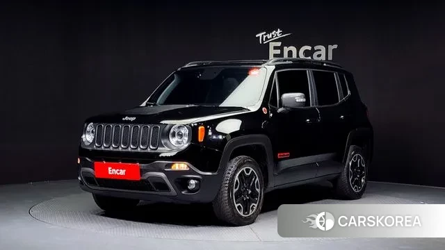 Jeep Renegade 2018 Черный из Кореи