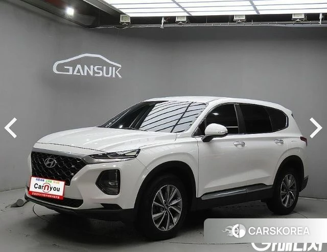 Hyundai Santa Fe TM 2019 Белый из Кореи