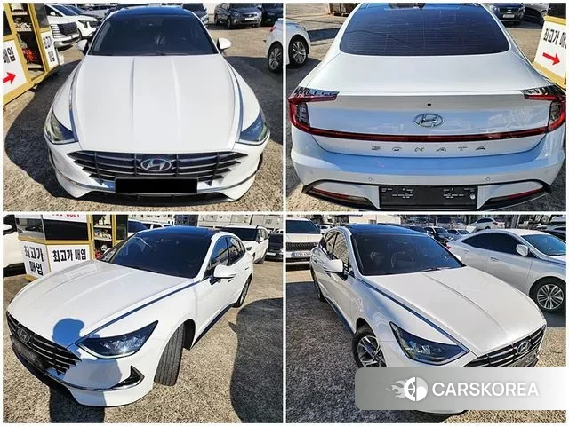 Hyundai Sonata (DN8) 2019 Белый из Кореи