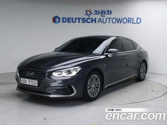 Hyundai Grandeur IG Hybrid 2018 Серый из Кореи
