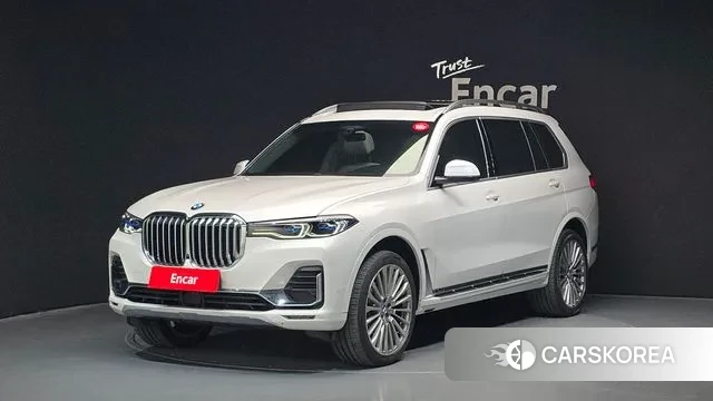 BMW X7 (G07) 2021 Белый из Кореи