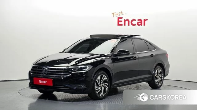 Volkswagen 7th Generation of Jetta 2021 Черный из Кореи
