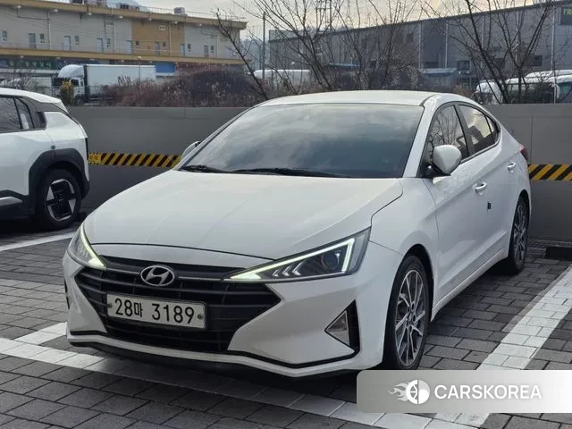 Hyundai The New Avante AD 2018 Белый из Кореи