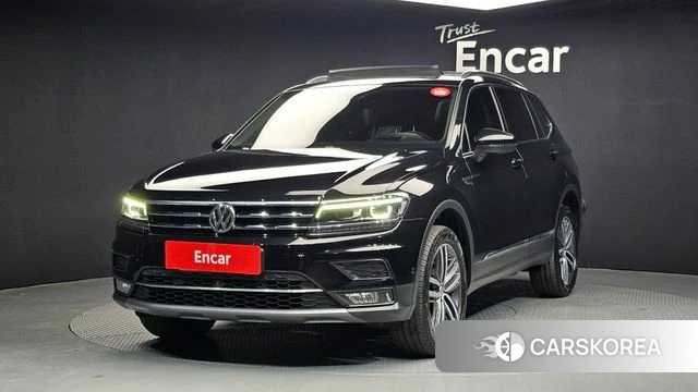 Volkswagen Tiguan Allspace 2020 Черный из Кореи