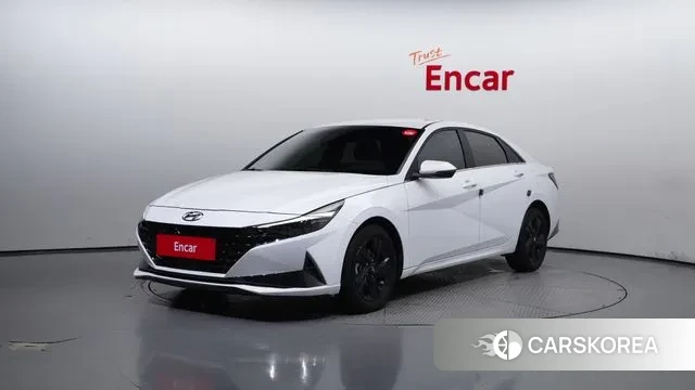 Hyundai Avante (CN7) 2022 Белый из Кореи