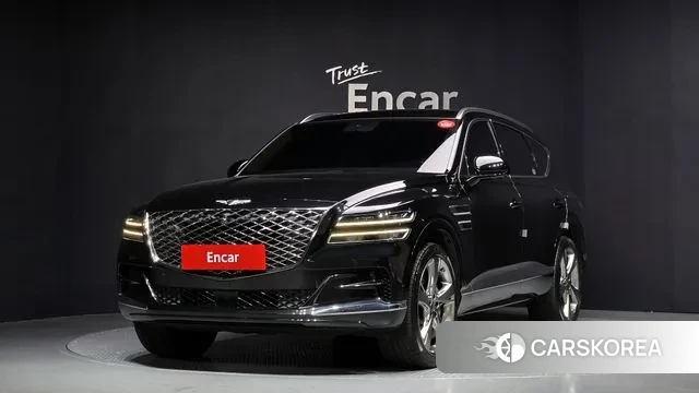 Genesis GV80 2021 Черный из Кореи