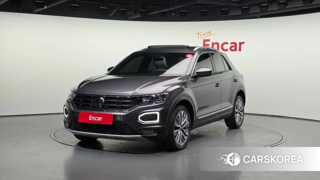 Volkswagen T-Roc 2021 Серый из Кореи