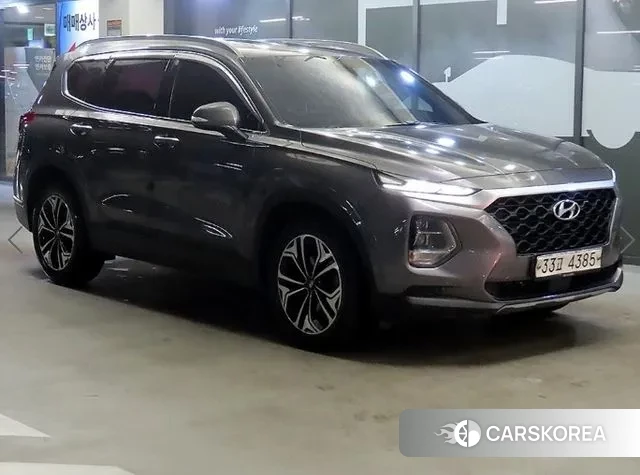 Hyundai Santa Fe TM 2018 Серый из Кореи