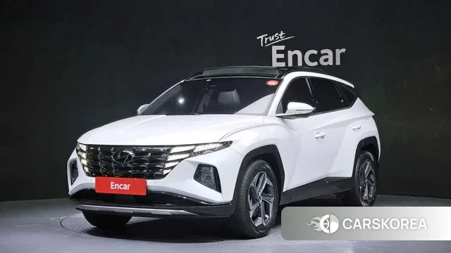 Hyundai Tucson (NX4) 2021 Белый из Кореи