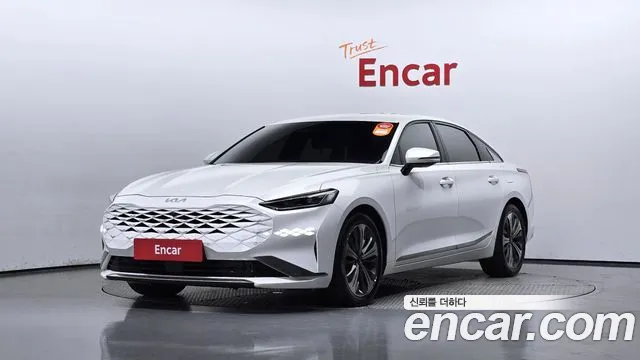 Kia K8 Hybrid 2021 Белый из Кореи