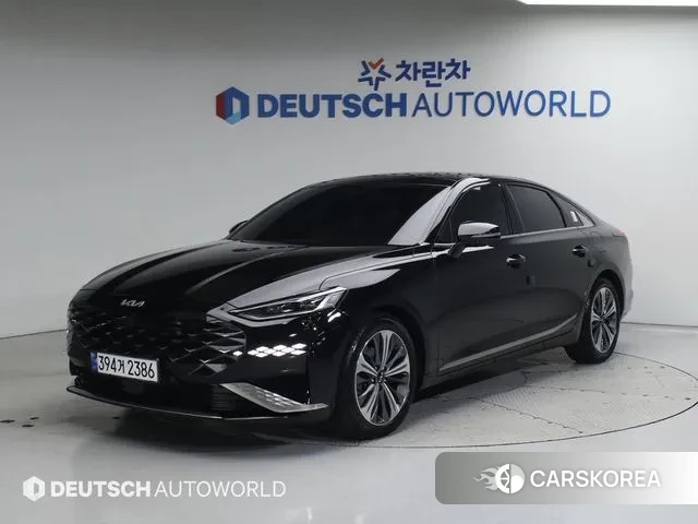 Kia K8 Hybrid 2023 Черный из Кореи