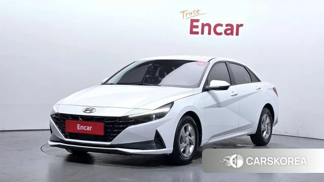 Hyundai Avante (CN7) 2022 Белый из Кореи