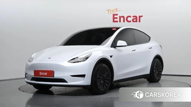 Tesla Model Y 2023 Белый из Кореи