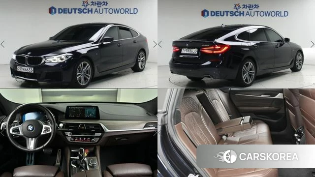 BMW 6 Series GT (G32) 2019 Черный из Кореи