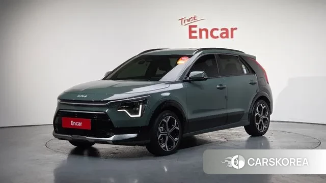 Kia Di Ol Nu Niro 2022 Темно-зеленый из Кореи