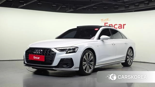 Audi A8 (D5) 2023 Белый из Кореи