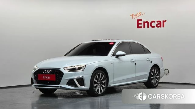 Audi A4 (B9) 2023 Белый из Кореи