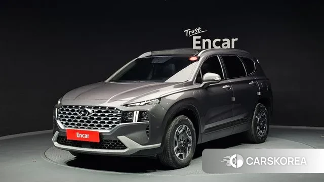 Hyundai The New Santa Fe 2021 Серый из Кореи