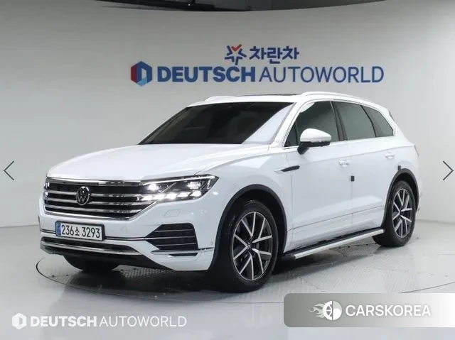 Volkswagen Touareg 3rd generation 2023 Белый из Кореи