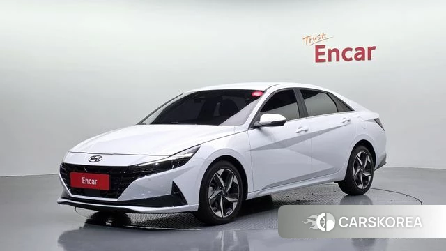 Hyundai Avante (CN7) 2022 Белый из Кореи