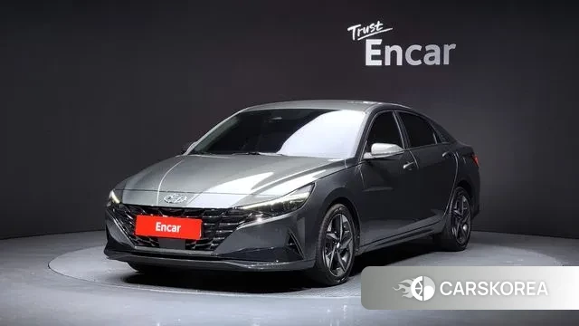 Hyundai Avante (CN7) 2021 Белый из Кореи