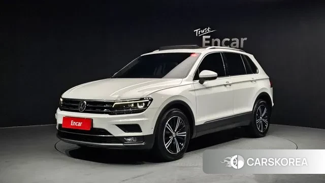 Volkswagen Tiguan second Generation 2018 Белый из Кореи